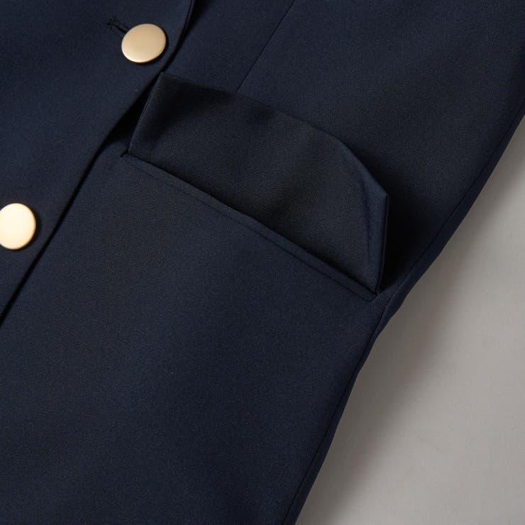 Credona ブルーグレー ダブルブレストジャケット Credona ブルーグレー