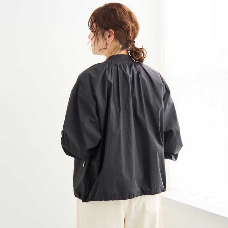 【撥水/UVカット】C.mt 遮熱ナイロンリップブルゾン | coen【women】 | 詳細画像11 