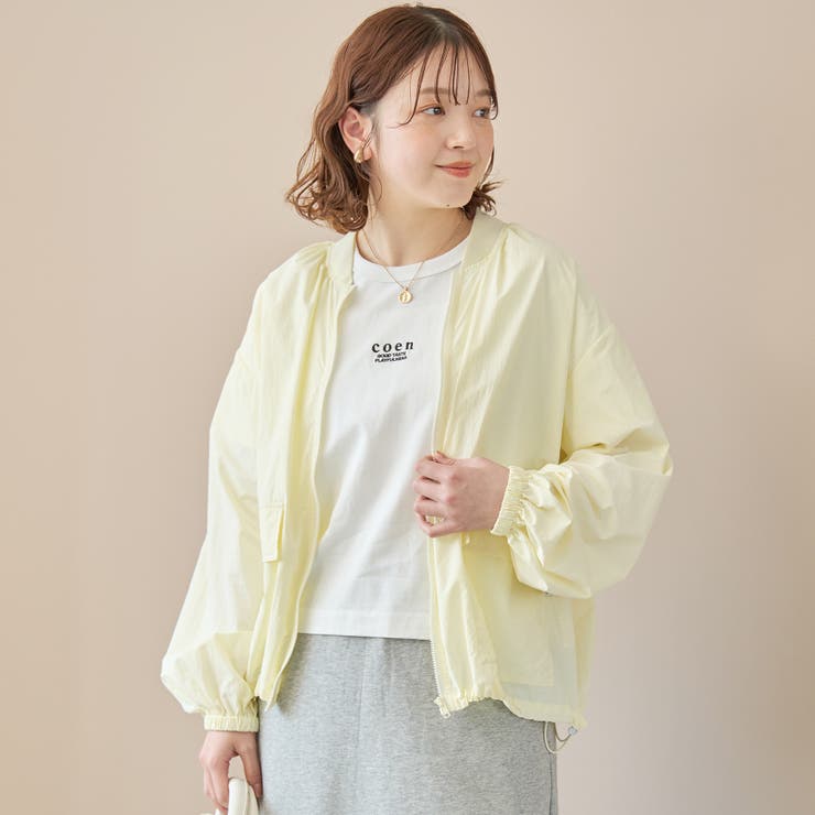 【撥水/UVカット】C.mt 遮熱ナイロンリップブルゾン | coen【women】 | 詳細画像22 