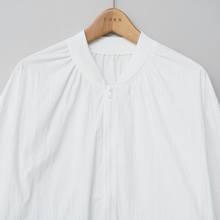 【撥水/UVカット】C.mt 遮熱ナイロンリップブルゾン | coen【women】 | 詳細画像28 