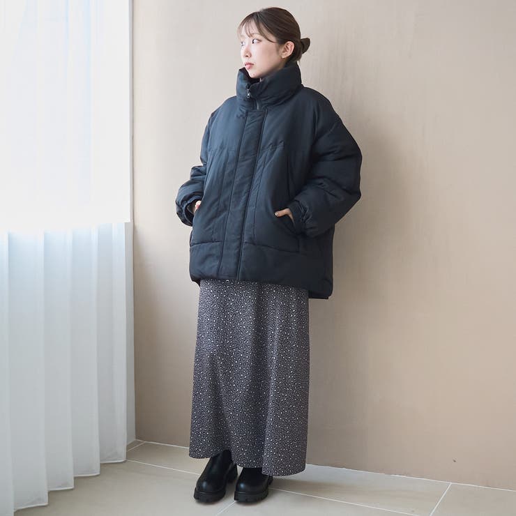 撥水モンスター中綿ジャケット（ショート丈） | coen【women】 | 詳細画像21 