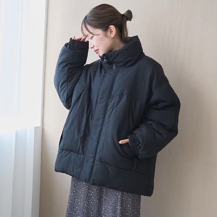 撥水モンスター中綿ジャケット（ショート丈） | coen【women】 | 詳細画像22 