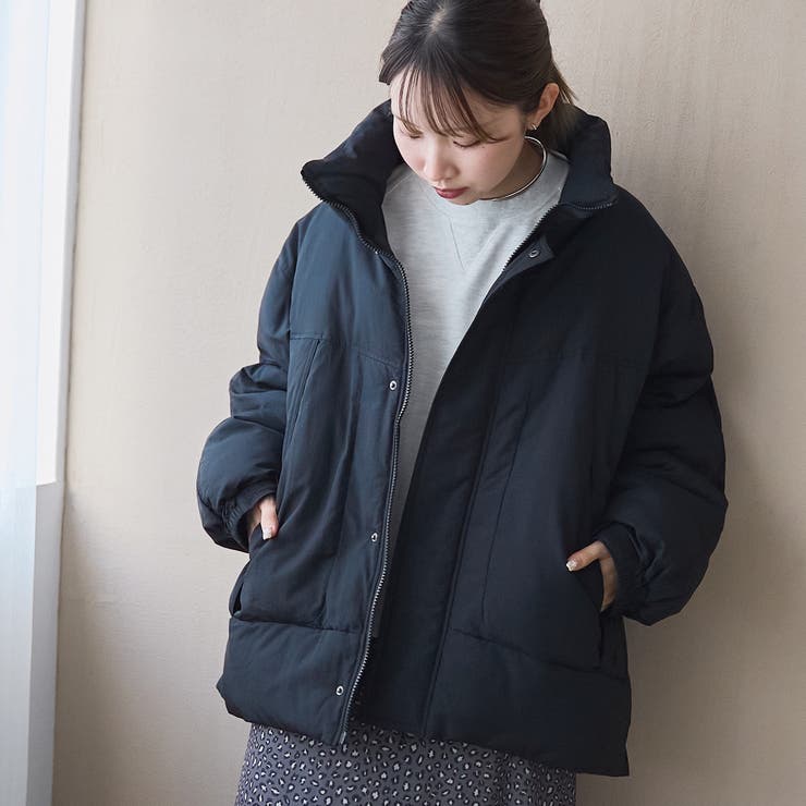 撥水モンスター中綿ジャケット（ショート丈） | coen【women】 | 詳細画像23 