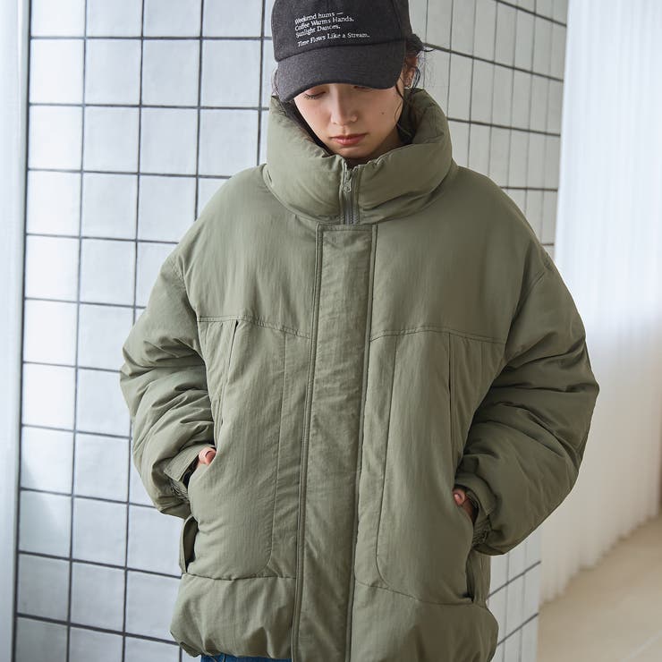 撥水モンスター中綿ジャケット（ショート丈） | coen【women】 | 詳細画像26 