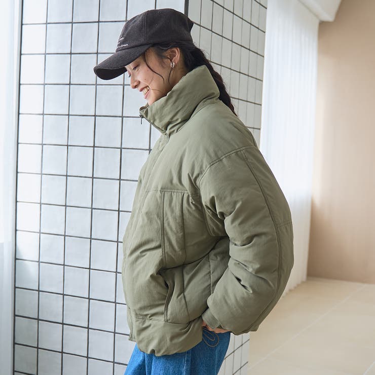 撥水モンスター中綿ジャケット（ショート丈） | coen【women】 | 詳細画像27 