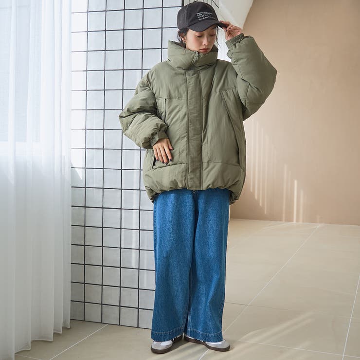 撥水モンスター中綿ジャケット（ショート丈） | coen【women】 | 詳細画像31 