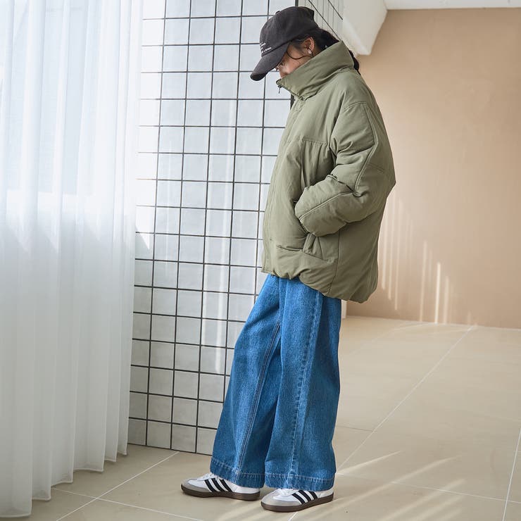 撥水モンスター中綿ジャケット（ショート丈） | coen【women】 | 詳細画像32 