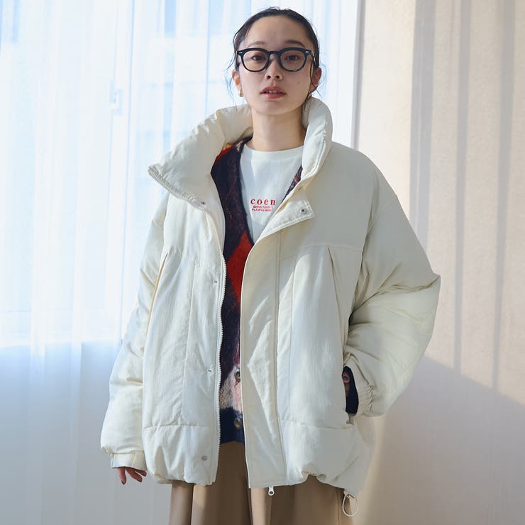 撥水モンスター中綿ジャケット（ショート丈） | coen【women】 | 詳細画像7 