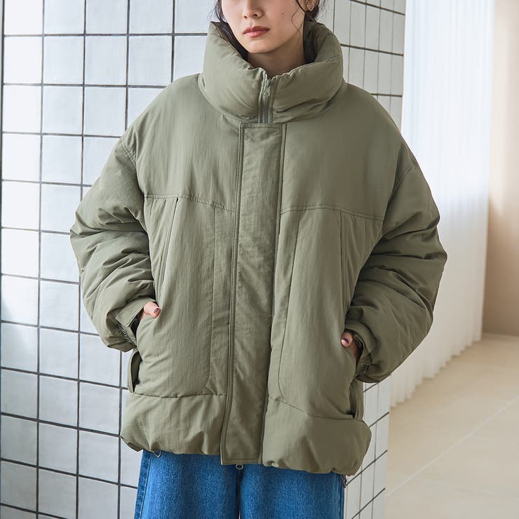 OLIVE | 撥水モンスター中綿ジャケット（ショート丈） | coen【women】