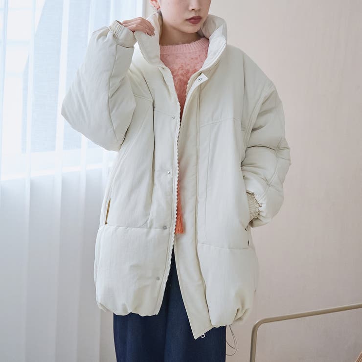 撥水モンスター中綿ジャケット（ミドル丈） | coen【women】 | 詳細画像23 