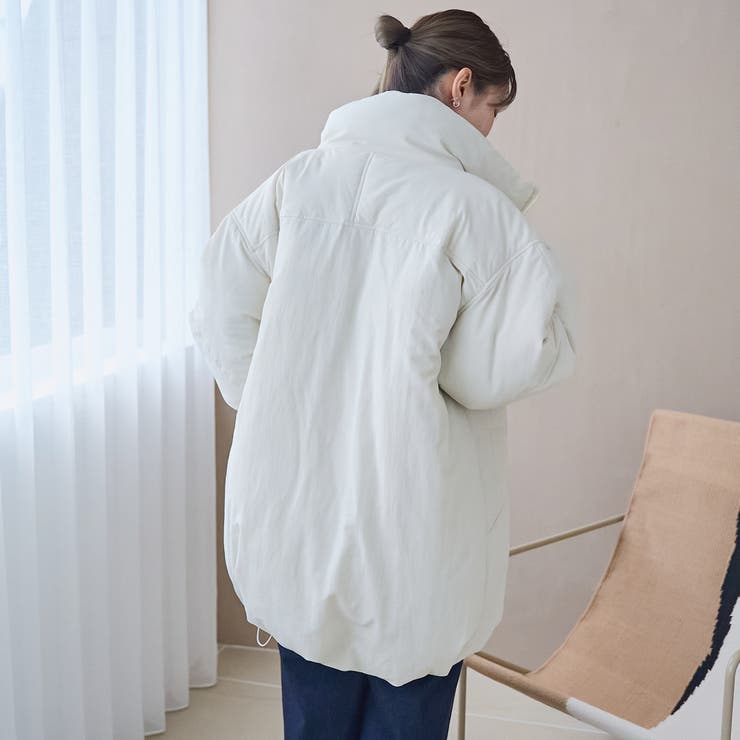 撥水モンスター中綿ジャケット（ミドル丈） | coen【women】 | 詳細画像24 