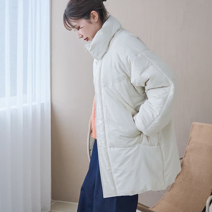 撥水モンスター中綿ジャケット（ミドル丈） | coen【women】 | 詳細画像26 