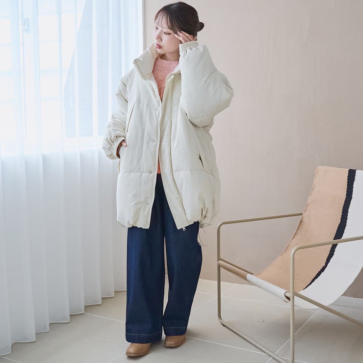 撥水モンスター中綿ジャケット（ミドル丈） | coen【women】 | 詳細画像28 