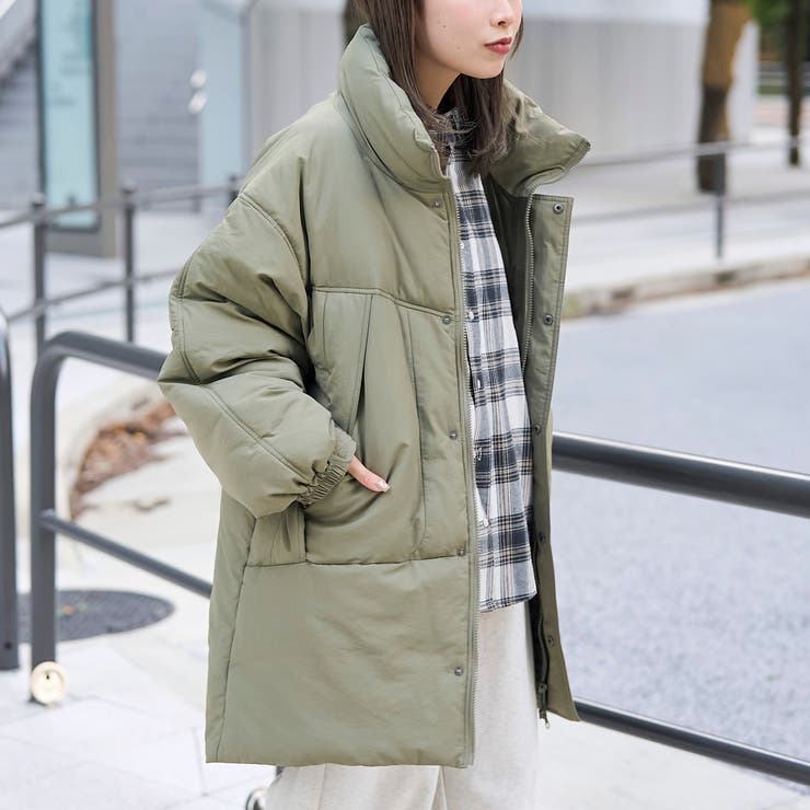 撥水モンスター中綿ジャケット（ミドル丈） | coen【women】 | 詳細画像3 