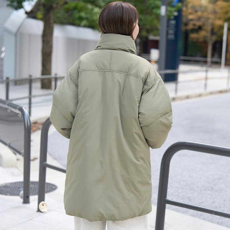 撥水モンスター中綿ジャケット（ミドル丈） | coen【women】 | 詳細画像4 