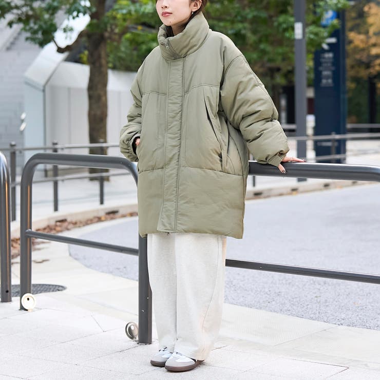 撥水モンスター中綿ジャケット（ミドル丈） | coen【women】 | 詳細画像6 