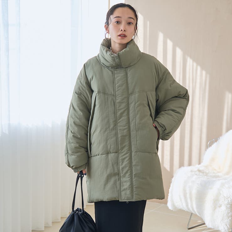 撥水モンスター中綿ジャケット（ミドル丈） | coen【women】 | 詳細画像7 