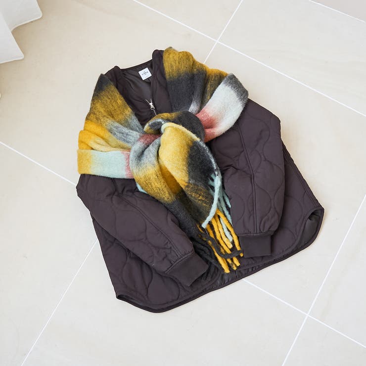 ノーカラー撥水キルティングブルゾン オーバーサイズ  | coen【women】 | 詳細画像18 