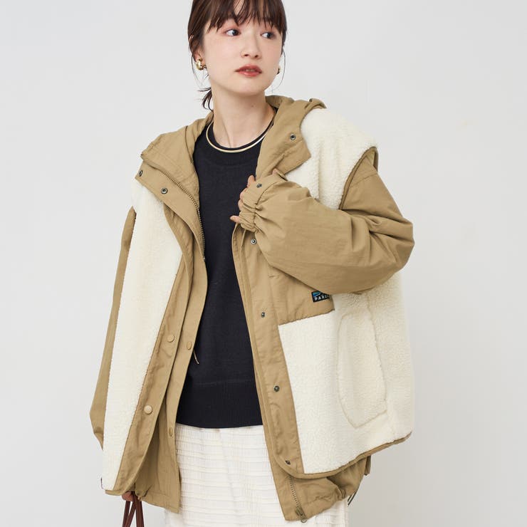 BEIGE | 【PARKNIK（パークニック）】 3WAYマウンテンパーカー | coen【women】