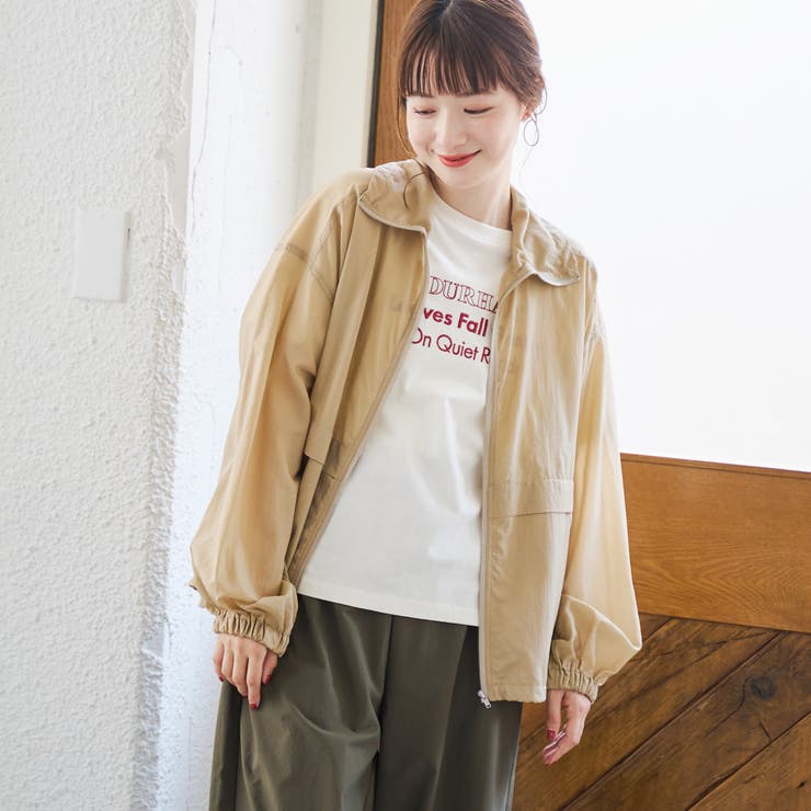 【撥水】シアーリップナイロンスタンドブルゾン | coen【women】 | 詳細画像11 