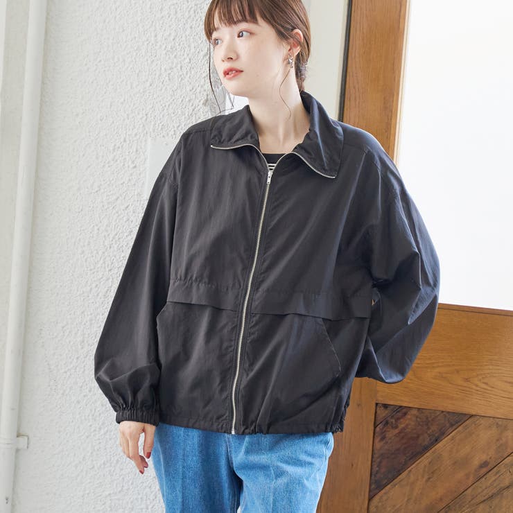 【撥水】シアーリップナイロンスタンドブルゾン | coen【women】 | 詳細画像5 