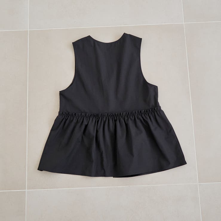 ペプラムジップベスト | coen【women】 | 詳細画像13 