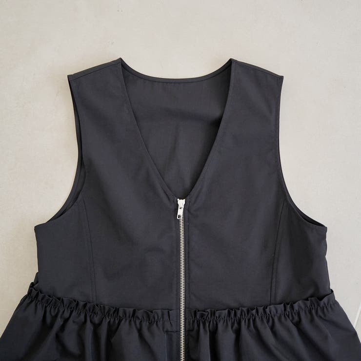 ペプラムジップベスト | coen【women】 | 詳細画像14 
