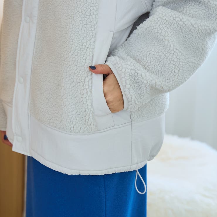 【PARKNIK（パークニック）】切替ボアブルゾン | coen【women】 | 詳細画像16 