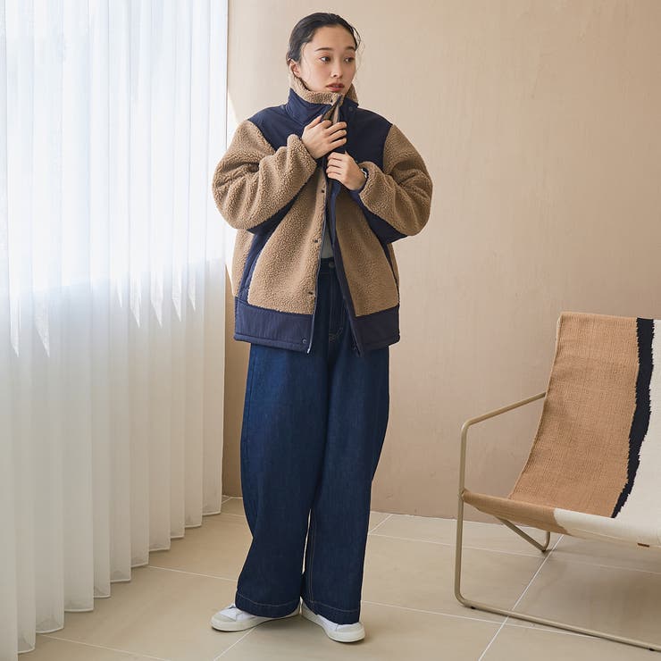 【PARKNIK（パークニック）】切替ボアブルゾン | coen【women】 | 詳細画像24 