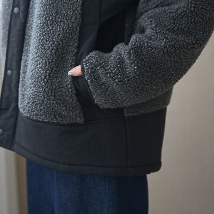 【PARKNIK（パークニック）】切替ボアブルゾン | coen【women】 | 詳細画像35 