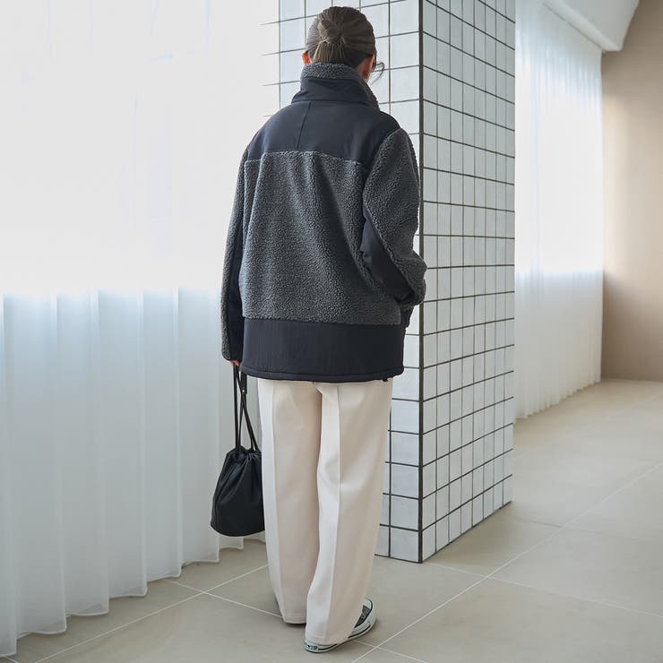 【PARKNIK（パークニック）】切替ボアブルゾン | coen【women】 | 詳細画像6 