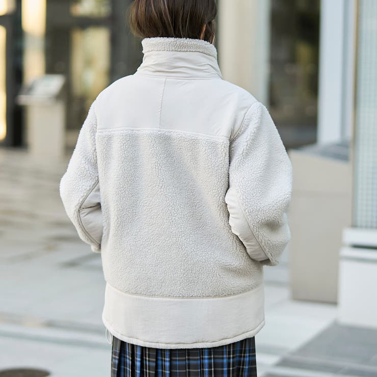 【PARKNIK（パークニック）】切替ボアブルゾン | coen【women】 | 詳細画像8 