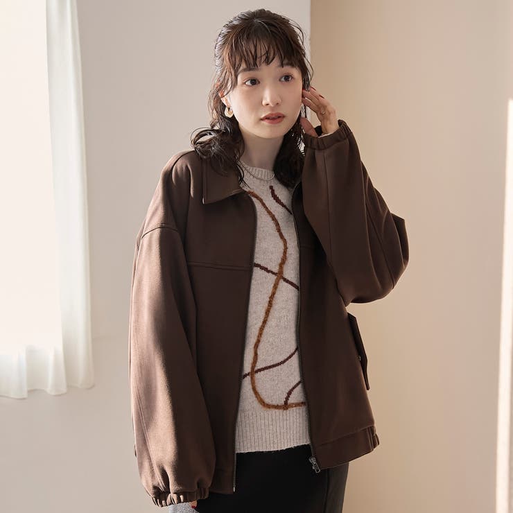 スエードライクブルゾン | coen【women】 | 詳細画像12 