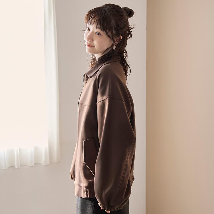 スエードライクブルゾン | coen【women】 | 詳細画像13 