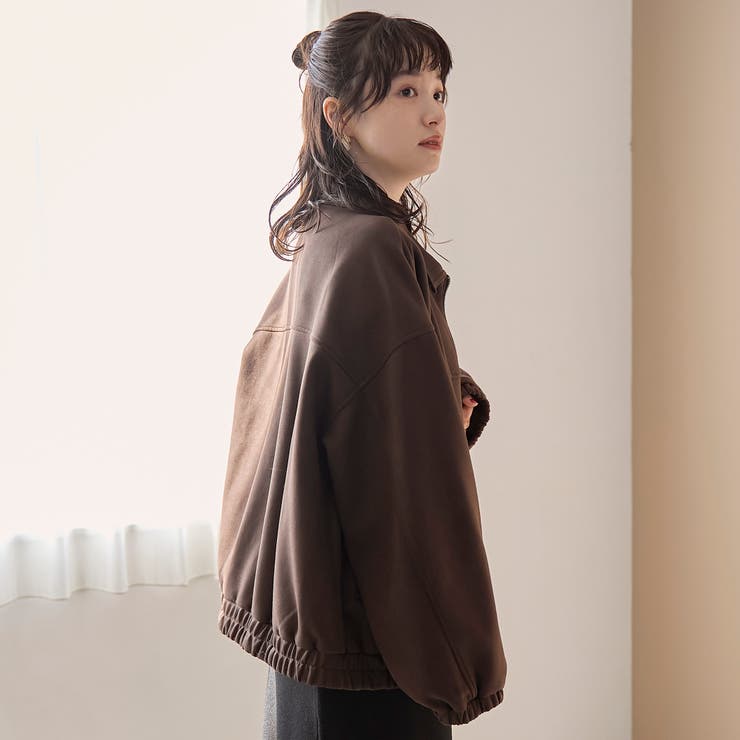 スエードライクブルゾン | coen【women】 | 詳細画像14 