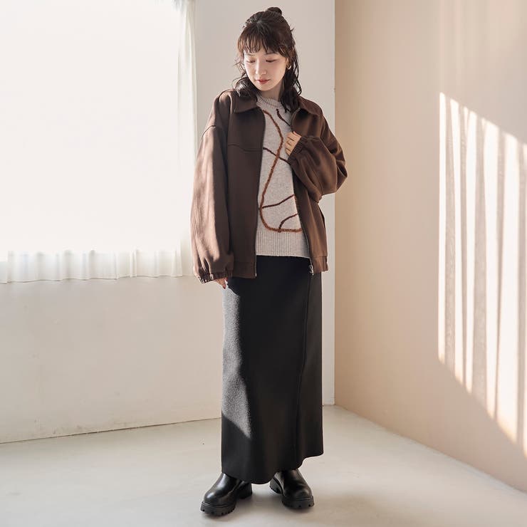 スエードライクブルゾン | coen【women】 | 詳細画像15 