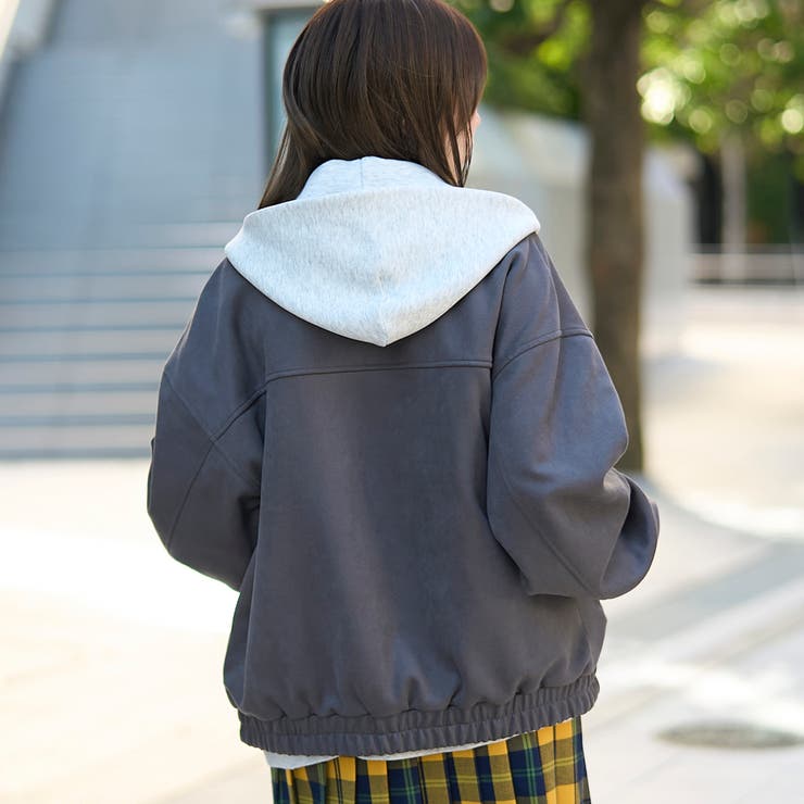 スエードライクブルゾン | coen【women】 | 詳細画像3 