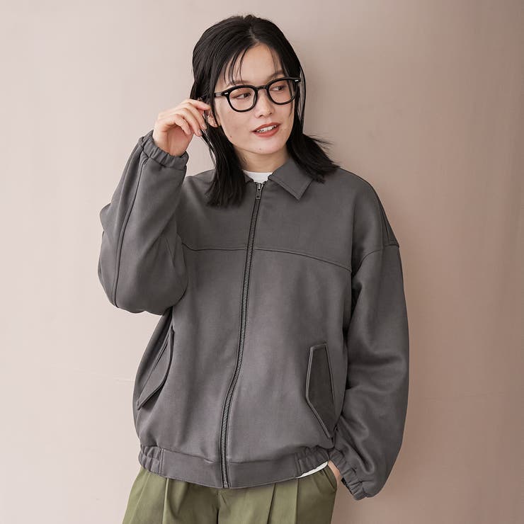 スエードライクブルゾン | coen【women】 | 詳細画像7 