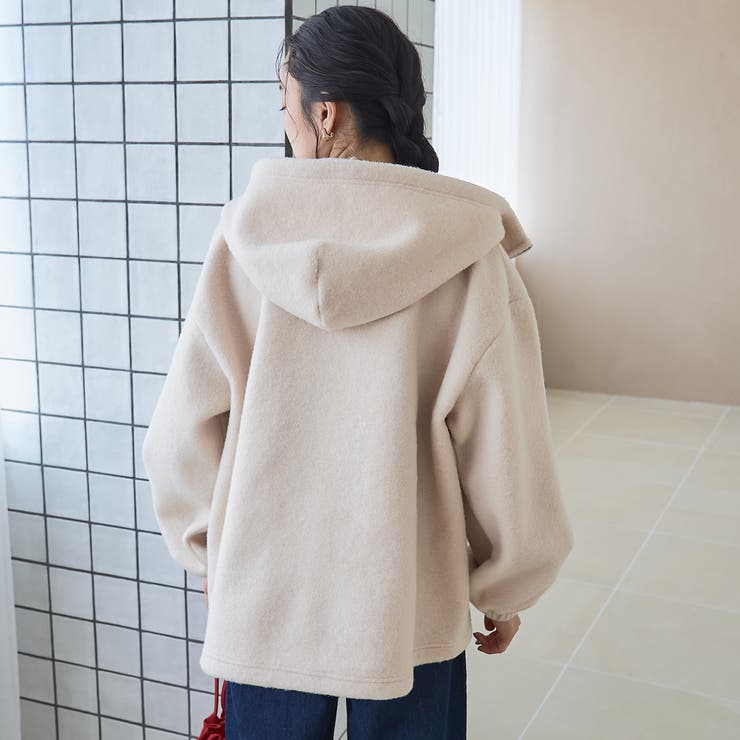 【PENNEYS（ぺニーズ）別注】 ボアフーディージップブルゾン | coen【women】 | 詳細画像12 