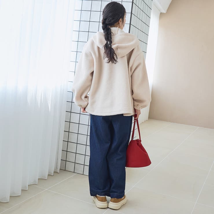 【PENNEYS（ぺニーズ）別注】 ボアフーディージップブルゾン | coen【women】 | 詳細画像17 