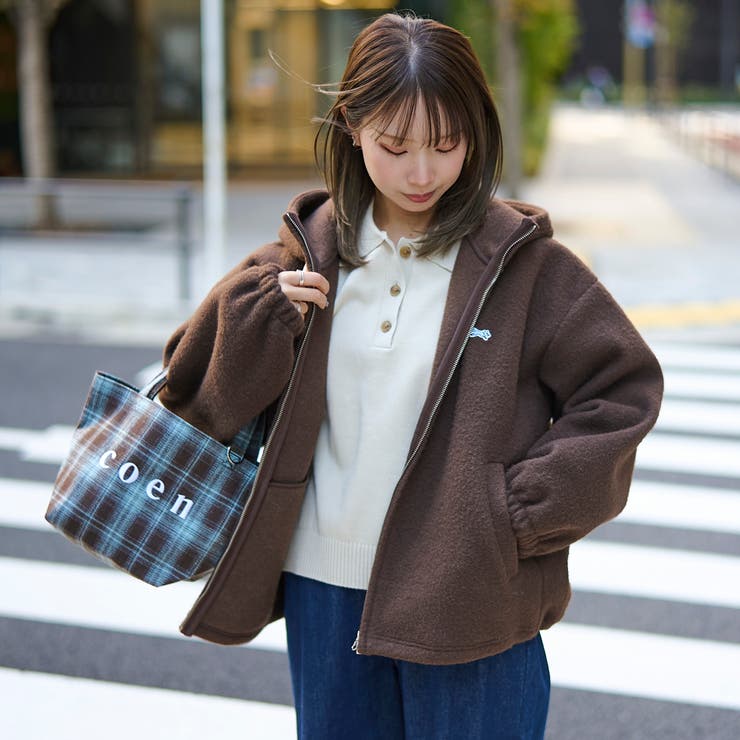【PENNEYS（ぺニーズ）別注】 ボアフーディージップブルゾン | coen【women】 | 詳細画像18 