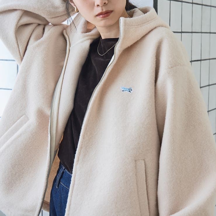 NATURAL | 【PENNEYS（ぺニーズ）別注】 ボアフーディージップブルゾン | coen【women】