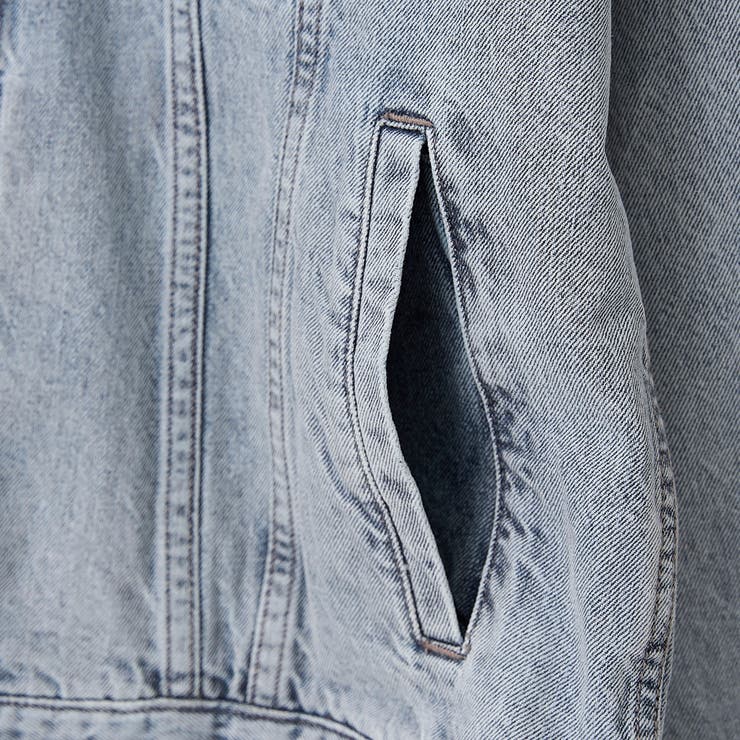 ノーカラーデニムジャケット | coen【women】 | 詳細画像23 