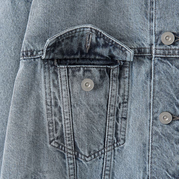 ノーカラーデニムジャケット | coen【women】 | 詳細画像24 