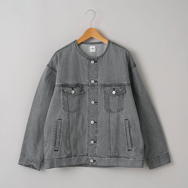 ノーカラーデニムジャケット | coen【women】 | 詳細画像29 