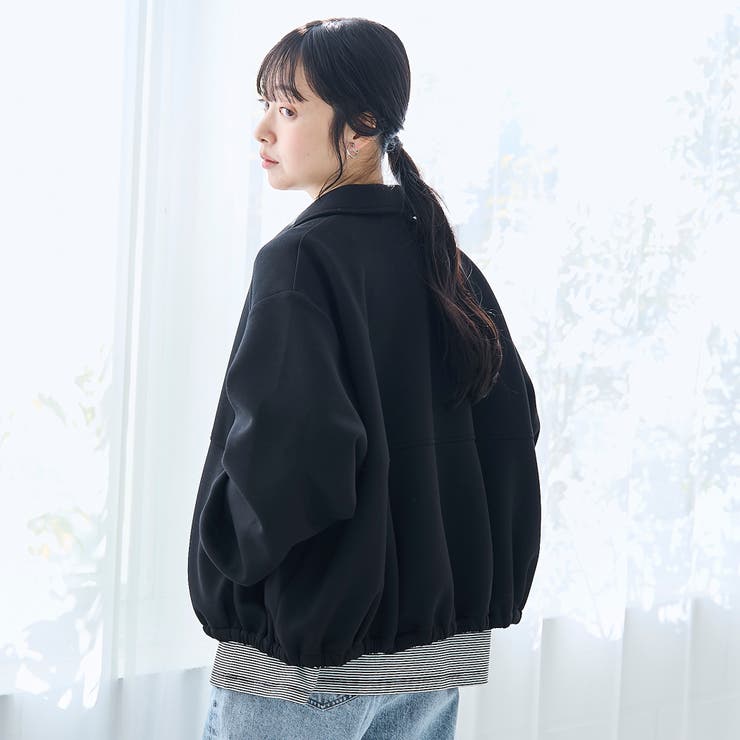 ダンボール襟付きブルゾン【インフルエンサー紹介アイテム】 | coen【women】 | 詳細画像12 