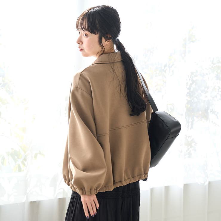 ダンボール襟付きブルゾン【インフルエンサー紹介アイテム】 | coen【women】 | 詳細画像18 