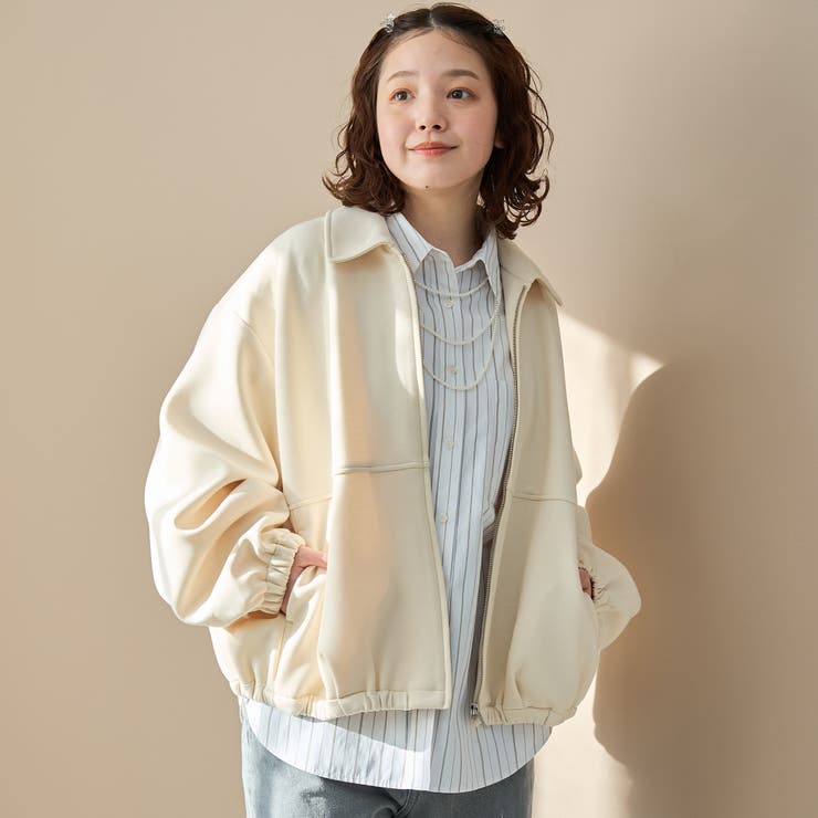 ダンボール襟付きブルゾン【インフルエンサー紹介アイテム】 | coen【women】 | 詳細画像4 