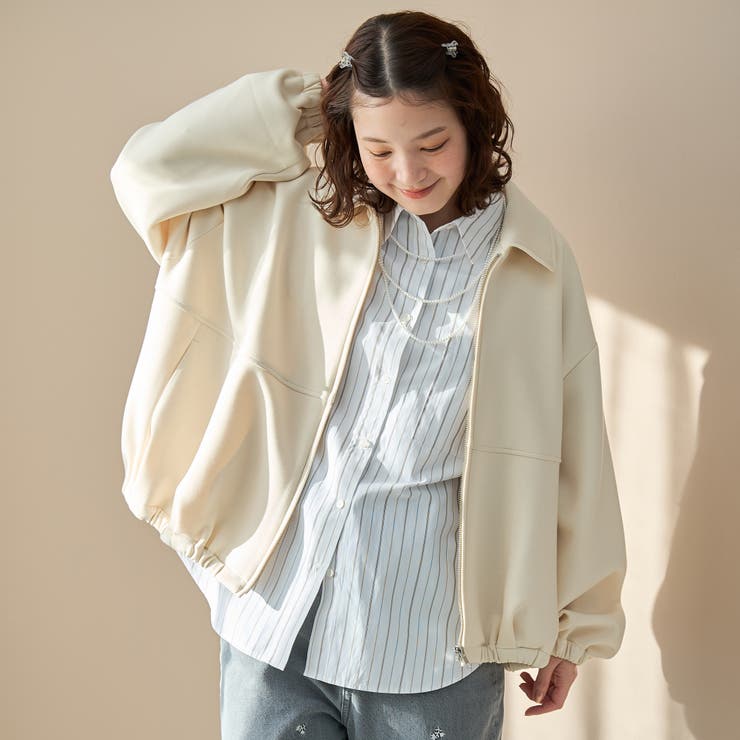 ダンボール襟付きブルゾン【インフルエンサー紹介アイテム】 | coen【women】 | 詳細画像5 