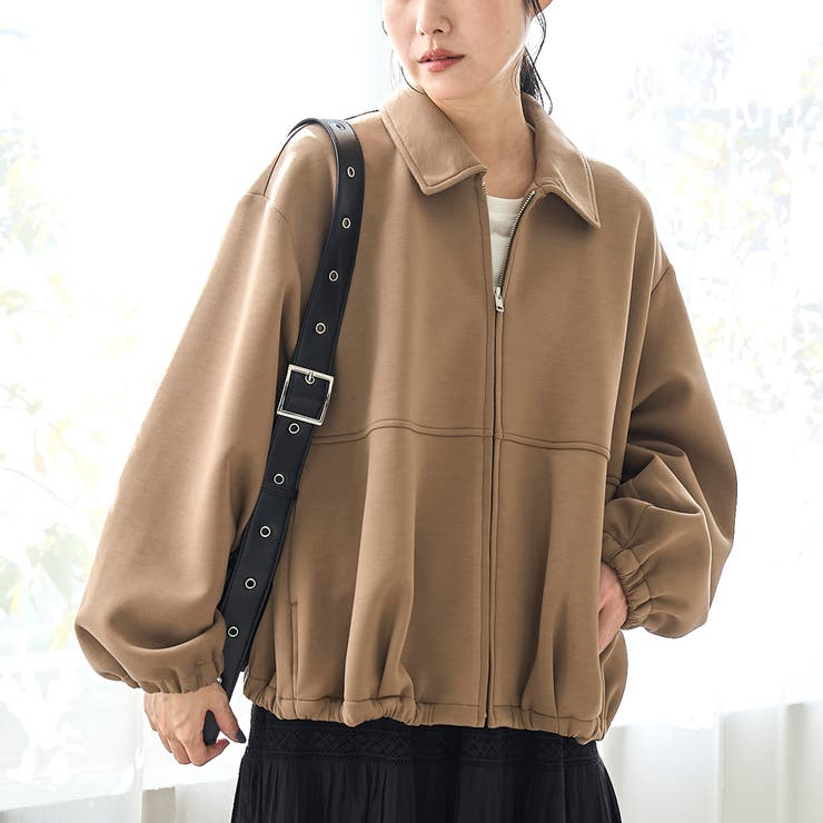 MOCA | ダンボール襟付きブルゾン【インフルエンサー紹介アイテム】 | coen【women】